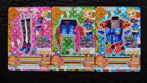 アイカツ★2015 2弾N★ロットバルトネオン3枚セット★