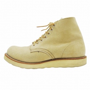 00s 2000年製 レッドウィング REDWING 8167 6inch CLASSIC ROUND 6インチ クラシック ラウンド ワーク ブーツ スエード レザー ☆AA★