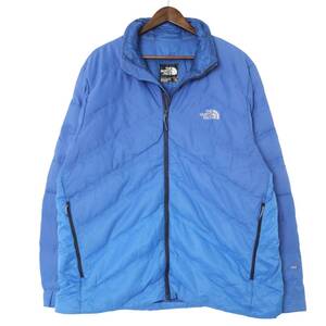 THE NORTH FACE ノースフェイス ダウンジャケット アウトドア ブルー (メンズ XL) 中古 古着 A2202