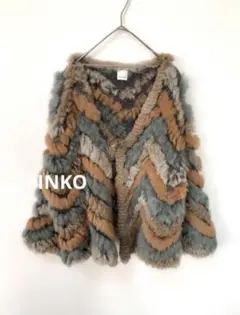 【美品】PINKO ピンコ　高級ラビットファーニットカーディガン