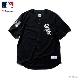 未使用タグ付き F.C.R.B ブリストル FCRB-212012 ベースボールシャツ XLサイズ ホワイトソックス MLB TOUR CHICAGO WHITE SOX MM21-CW-1F01