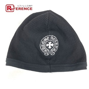 CHROME HEARTS クロムハーツ 氷室 京介コラボ サーマル ビーニー 帽子 ニット帽 ニットキャップ ニット帽 ブラック メンズ【中古】