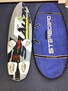 ◯営HM065-後T直【埼玉発】JP AUSTRALIA ウィンドサーフィン用ボード Slalom-VIII 66 240 cm-7′10″ 166 cm-26,0/108 ケース付き 現状品