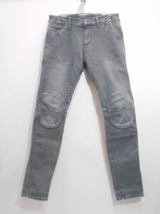 71 送80サ 1127$D10 G-STAR RAW スキニーデニムパンツ 3D SKINNY ストレッチ グレー サイズW32 中古品