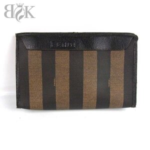 FENDI フェンディ ペカン セカンドバッグ ブラウン系 ジャンク FENDI 中古品 ♪