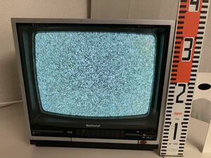 National　ナショナル　ブラウン管テレビ　TH14-N36　86年製　現状品　昭和 レトロ　希少　