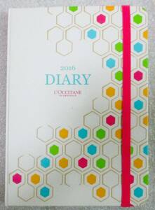 No1765　LOCCITANE ロクシタン 非売品 ノベルティ２０１６年 DIARY