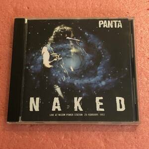 CD 国内盤 Panta Naked Live At Nissin Power Station 25 February 1993 パンタ 頭脳警察
