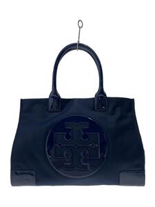 TORY BURCH◆ELLA PATENT TOTE/トートバッグ/エナメル/NVY/無地/10005909