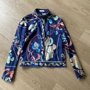 新品EMILIO PUCCI エミリオ プッチ シルクシャツジャケット