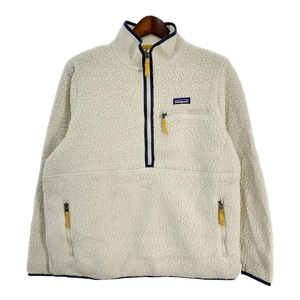 patagonia パタゴニア レトロパイル フリースジャケット アウトドア アイボリー (メンズ XL) 中古 古着 S3455