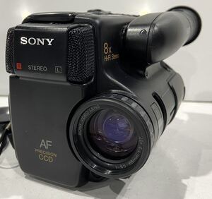 220924E☆ SONY Handycam CCD-TR75 VIDEO CAMERA RECORDER 専用ケース付 ♪配送方法＝おてがる配送宅急便(EAZY)♪