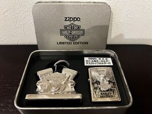 1円スタート超希少　ZIPPO ハーレーダビッドソン LIMITED EDITION ホイール型キーホルダー デスクトップホルダー 付 Harley-Davidson