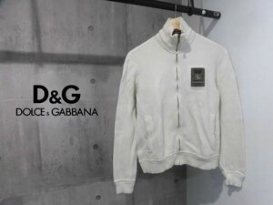 D&G DOLCE&GABBANA ドルチェアンドガッバーナ ドルガバ ワッペン ニット ジップ ジャケット S/トラックトップ/メンズ/ドルチェ＆ガッバーナ