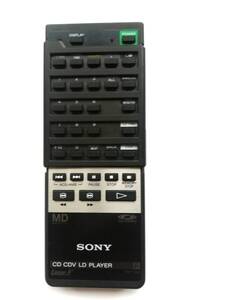 北 kA 65 除菌・簡易清掃済 SONY CD/CDV/LD PLAYER リモコン RMT-801 赤外線発光確認済☆★ 