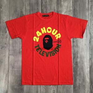 ★新品★ 2007年 24時間テレビ APE HEAD Tシャツ Mサイズ Red a bathing ape BAPE NIGO エイプ ベイプ アベイシングエイプ w5