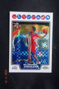 DeAndre Jordan 2008-09 Topps Chrome No.209 Rookie Xfractor #057/288　