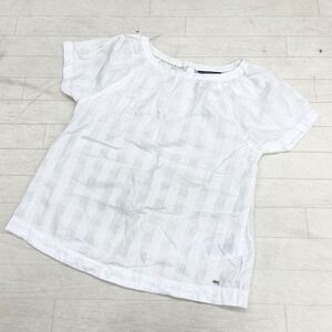 1498◎ TOMMY HILFIGER トミーヒルフィガー トップス カットソー ブラウス 半袖 背面 ハーフボタン ホワイト レディース4