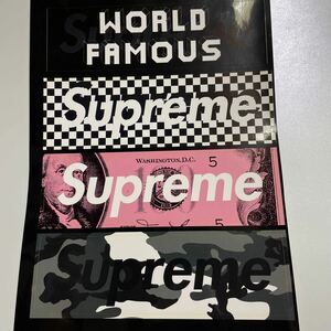 supreme ステッカー　ドル　シート