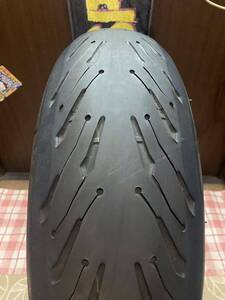 中古MCタイヤ MICHELIN 2CT+ ROAD5 180/55ZR17 ミシュラン ロード5 180 55 17 4619 M3297