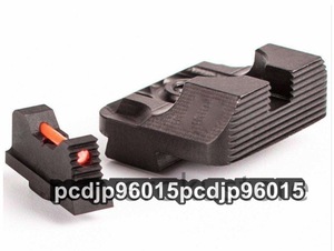 グロック用集光アクリルアイアンサイトスチール鉄製GLOCK17 g17 g19 g18c glock saa vfc marui