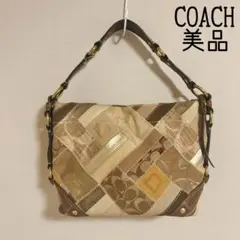 COACH パッチワーク ショルダーバッグ