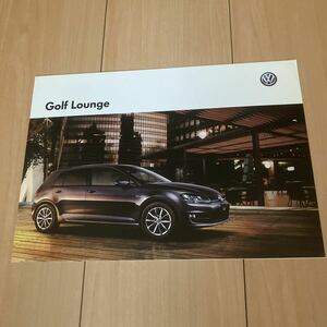 2015年 フォルクスワーゲン 限定車 Golf Lounge カタログ ゴルフ (231028)