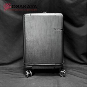 中古美品 SAMSONITE スーツケース エヴォア スピナー55 92052 33L 機内持込 TSAロック ブラック ハードタイプ 旅行 ビジネス サムソナイト