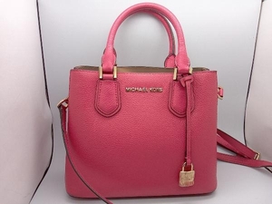 MICHAEL KORS 2wayハンドバッグ 35TBGAFM2L ショルダーストラップ付 ピンク系 マイケルコース