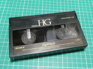 ベータテープ SONY ソニー Master HG HighGrade L-500 β 中古 1本 リサイクル用 消去済 230721101