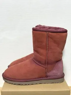 24cm UGG ムートンブーツ 赤　レッド