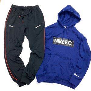 NIKE F.C. エッセンシャル フリース プルオーバー パーカー上下セットCT2012492DH9667-010サイズ M