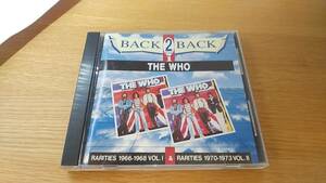 CD ザ　フー　レアリティーズ　VOL 1＆2 全24曲　中古品　THE WHO