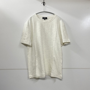 A.P.C　アーペーセー　Tシャツ　M　ホワイトベージュ　【表参道t08】