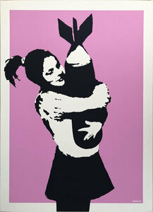 バンクシー / BANKSY “ BOMB HUGGER ” WCP リプロダクション・シルクスクリーン・プリント R-363