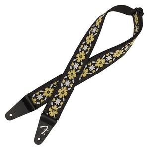 フェンダー Fender Pasadena Woven Strap Yellow Clover 2 ギターストラップ