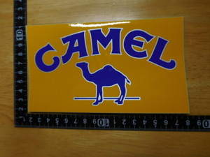 売り切り・・♪新品在庫品・キャメル・CAMEL（16㎝×9.2㎝）ステッカー・たばこ銘柄・レース用？レトロ・非売品レトロ当時物