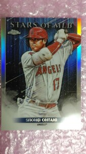 送料込即決 2022 Topps Stars of MLB Chrome SMLBC-24 Shohei Ohtani 大谷翔平 レインボーフォイル/ホロカード 現ロサンゼルスドジャース