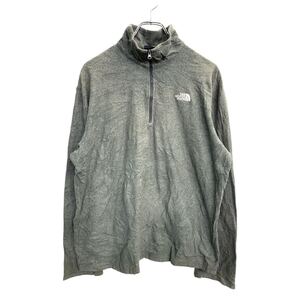 THE NORTH FACE フリース Lサイズ ノースフェイス ハーフジップ グレー 古着卸 アメリカ仕入 t2410-3372