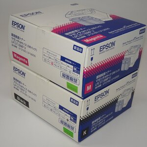 2色セット EPSON エプソン 環境推進トナー LPC3T18KP V ブラック/MP V マゼンタ 【 未使用!! 純正!! 保証あり!! お買い得!!】 NO.6044