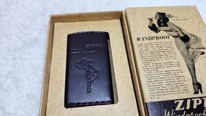 ZIPPO ウィンディ　WINDY 革巻き　スリム　1994年製