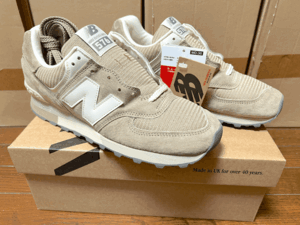 国内正規品 日本限定モデル New Balance OU576BEI BEIGE UK製 US7.5 25.5cm 新品 NB ベージュ M576 イギリス製 Made In England スニーカー