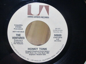 VENTURES ベンチャーズ HONKY TONK c/w 同 Part Ⅱ 米 EP DJ盤 COMPATIBLE STEREO ドン・ウィルソン ノーキー・エドワーズ メル・テイラー