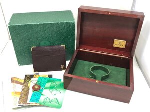 ROLEX ロレックス 81.00.71 空箱 純正 ケース グリーン 付属品付き 中古【UW010330】◎