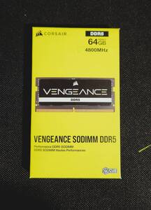 CORSAIR DDR5-4800MHz ノートPC用 メモリ VENGEANCE DDR5 64GB [32GB×2枚] SO-DIMM