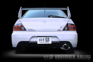 個人宅発送可能 柿本 マフラー Kakimoto.R カキモトアール MITSUBISHI ランサーエボリューション Ⅶ/Ⅷ/ⅧMR CT9A 2.0_ターボ 4WD (MS307)