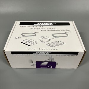 【未使用】 BOSE ボーズ Wave Connect Kit for iPod WMS SL iPod接続キット　112707w/T19（80）