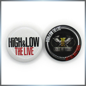 HIGH＆LOW THE LIVE 缶バッチ ◆ EXILE THE SECOND ／ 2点