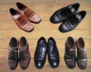 《断捨離/処分品/中古》メンズシューズまとめ売り/ビジネスシューズ ローファー/Ferragamo フェラガモ/COLE HAAN コールハン等/本革 レザー