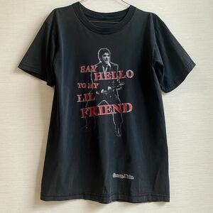 VINTAGE ヴィンテージ SCARFACE Tシャツ スカーフェイス Tee トップス ビンテージ 映画 ムービー 古着 ユニセックス ブラック 黒 レア 希少